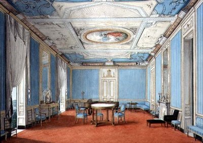 Een Neoklassiek Napolitaans Palazzo Interieur, c.1830 door Italian School