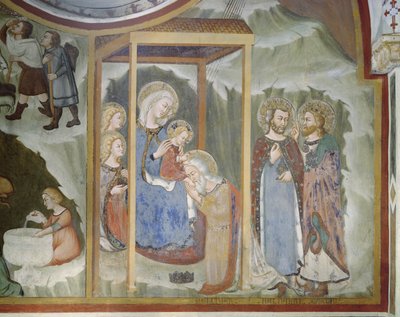 Aanbidding der Wijzen, Kapel van Onze Lieve Vrouw door Italian School