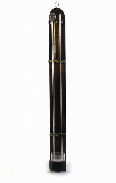 Barometer (kwikbuis) door Evangelista Torricelli (1608 - 1647). Museum voor Wetenschap en Technologie. Milaan door Italian School
