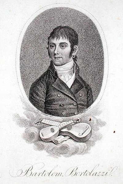 Bartolomeo Bortolozzi (geb. 1773) gegraveerd door Scheffner door Italian School