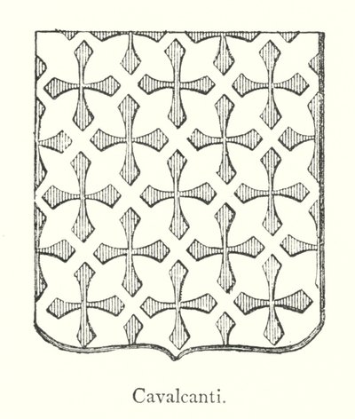Cavalcanti (gravure) door Italian School