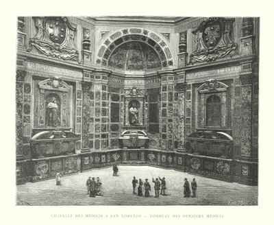 Kapel van de Medici in San Lorenzo, Graf van de Laatste Medici door Italian School