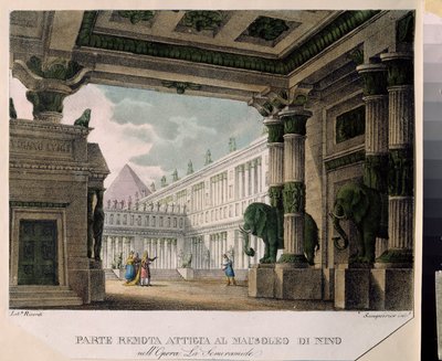 Decor voor de opera 