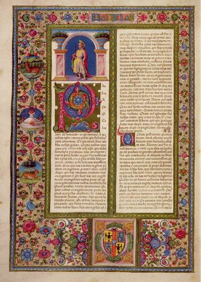 Brief van St. Paulus aan Cortina, uit de Borso d