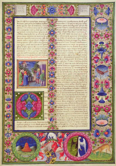Opening van het Boek Ecclesiasticus, uit de Borso d