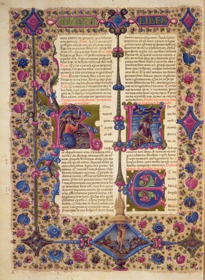 Fol.52v Opening van het Boek van de Profeet Baruch, uit de Borso d