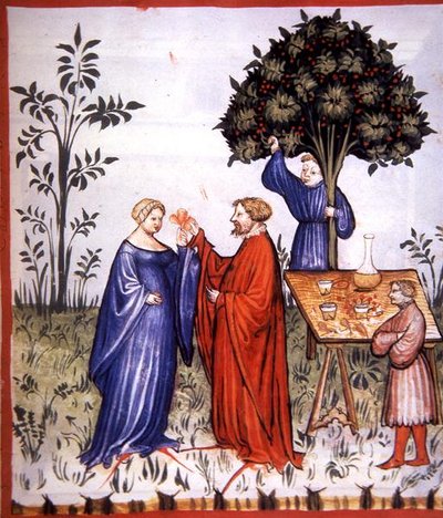 Fol.86r Witte Wijn, illustratie uit 