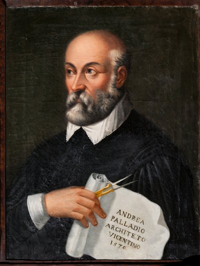 Gastverblijven: portret van de architect en scenograaf Andrea Palladio door Italian School