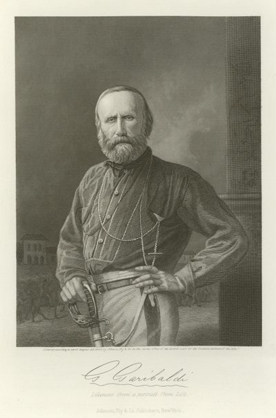 Guiseppe Garibaldi door Italian School