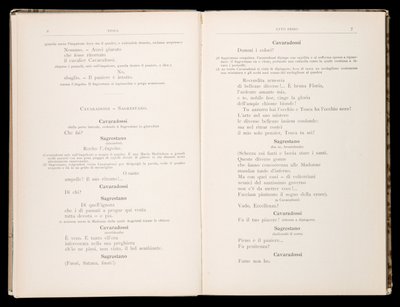 Libretto della Tosca door Giacomo Puccini, Edition Ricordi, Italië door Italian School