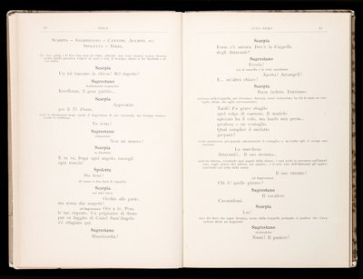 Libretto della Tosca door Giacomo Puccini, Edition Ricordi, Italië door Italian School