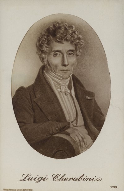 Luigi Cherubini, Italiaanse componist (1760-1842) door Italian School