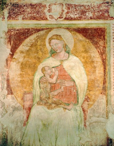 Madonna en kind door Italian School