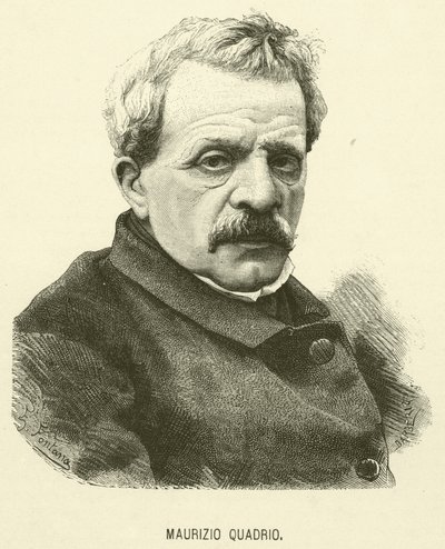 Maurizio Quadrio (gravure) door Italian School