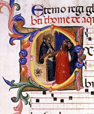 Ms 559 f.285v Geïllustreerde initiaal 