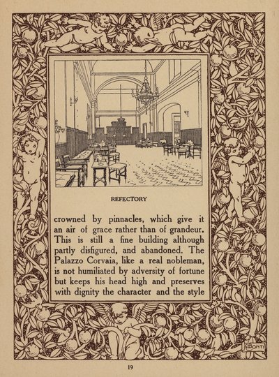 Pagina uit brochure voor San Domenico Palace Hotel, Taormina (litho) door Italian School