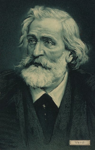 Portret van Giuseppe Verdi door Italian School