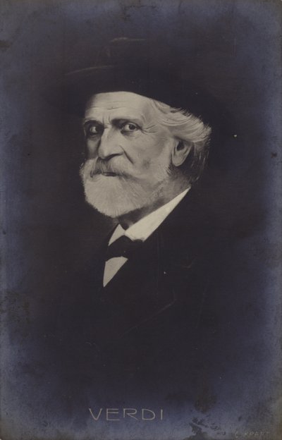 Portret van Giuseppe Verdi door Italian School