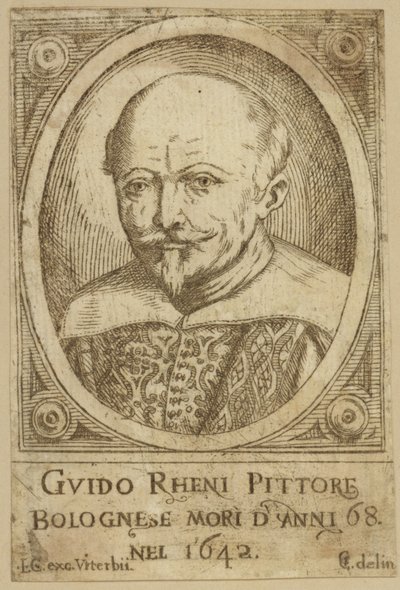 Portret van Guido Reni door Italian School