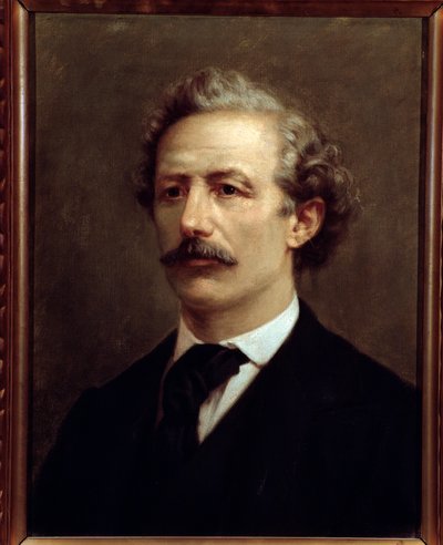 Portret van de Italiaanse componist Enrico Bossi (1861-1925) door Italian School
