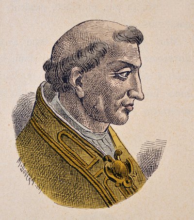 Portret van paus Benedictus III (855-858) door Italian School