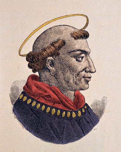 Portret van Paus Leo IV (847-855) door Italian School