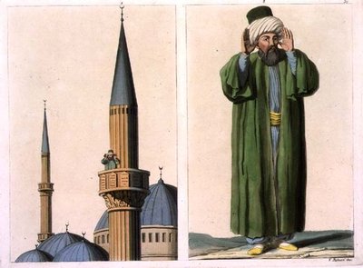 Openbare Muezzin en detail, plaat 37 uit Deel III, Volume I van 