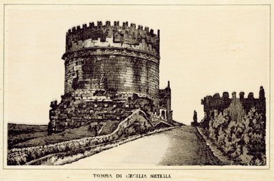 Rome: Tomba Di Cecilia Metella door Italian School