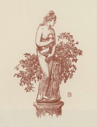 Rome, Capitool Venus (litho) door Italian School