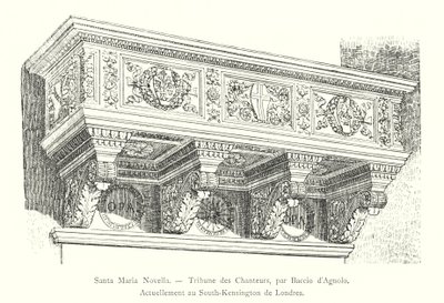 Santa Maria Novella, Tribune van de Zangers, door Baccio d