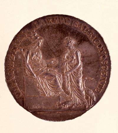 Zilveren ecu uit Milaan (1800) door Italian School