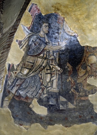 De Aankondiging aan Zacharias (detail) door Italian School