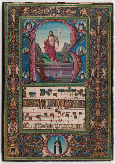 De opstanding, Noord-Italië, ca. 1500 door Italian School