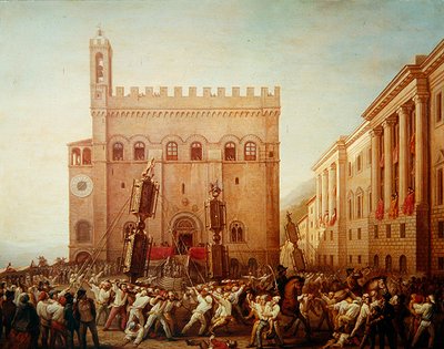 Het traditionele kaarsenfestival door Italian School