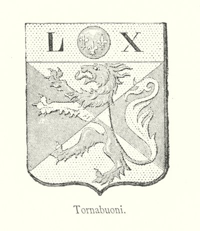 Tornabuoni (gravure) door Italian School