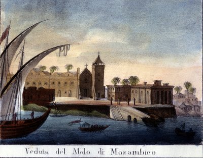 Kade in Mozambique, voormalige Portugese provincie. door Italian School