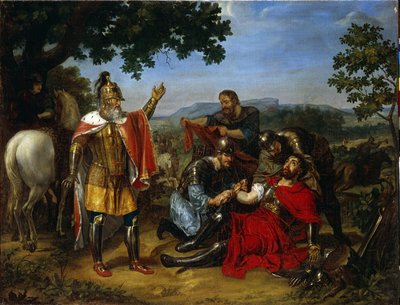 Grootvorst Dmitry Donskoy op het Kulikovo veld door Ivan Afanasievich Ugryumov
