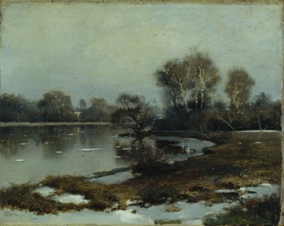 Overstromingswater, 1880s door Ivan Ivanovich Yendogurov