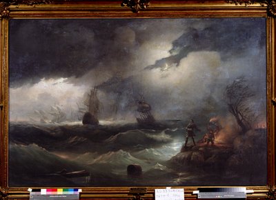 Peter I (de Grote) door Ivan Konstantinovich Aivazosky