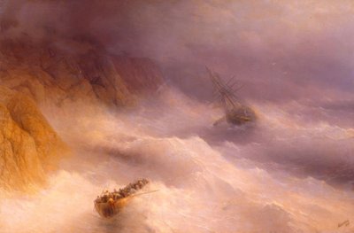Storm bij Kaap Aija door Ivan Konstantinovich Aivazovsky