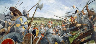 Slag bij Hastings, 1066 door Ivan Lapper