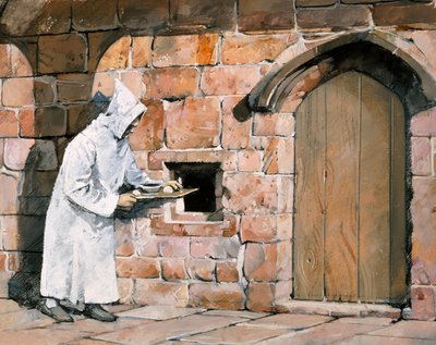 Monnik, Mount Grace Priory, 14e eeuw, ca. 1990-2010 door Ivan Lapper