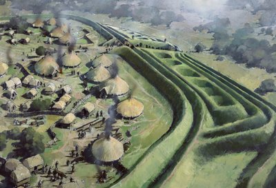 Oud heuvelfort van Oswestry door Ivan Lapper