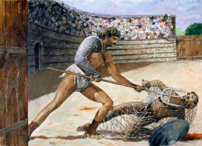 Romeinse gladiatoren door Ivan Lapper
