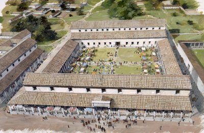Het forum bij Wroxeter door Ivan Lapper