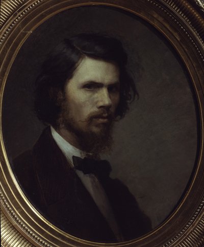 Zelfportret door Ivan Nikolaevich Kramskoy