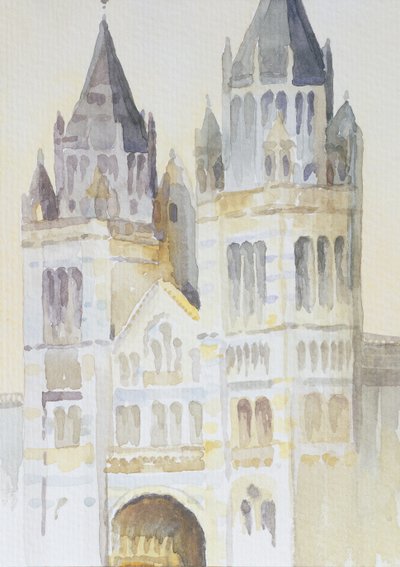 Hoofdingang van het Natuurhistorisch Museum, Londen, Overdag, 1994 door Izabella Godlewska de Aranda