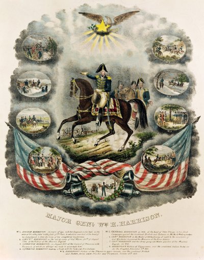 Generaal-majoor William Henry Harrison, c.1813 door J.C. Richard