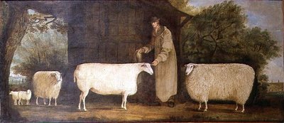 Een Herder met zijn Kudde door J.D. Curtis