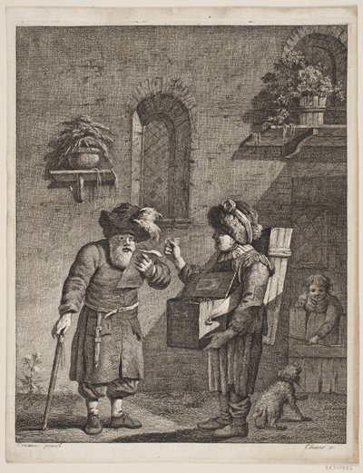 Een marskramer door J.F. Clemens